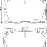 Mercedes Benz FRONT BRAKE T2556