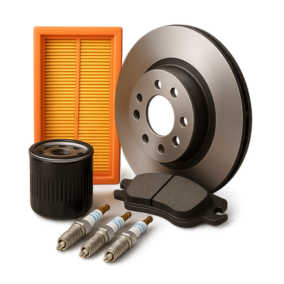Filters, Brakes, Spark Plugs